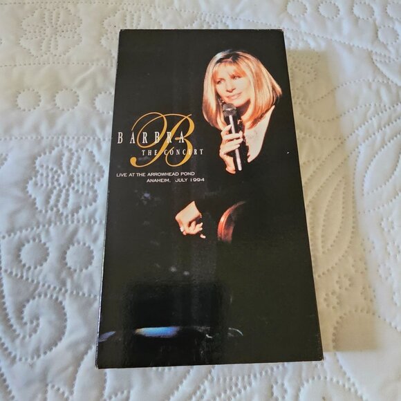 Barbra Streisand "The Concert" VHS Tape Live Anaheim 1994 Columbia Music Video 1 - Picture 1 of 9